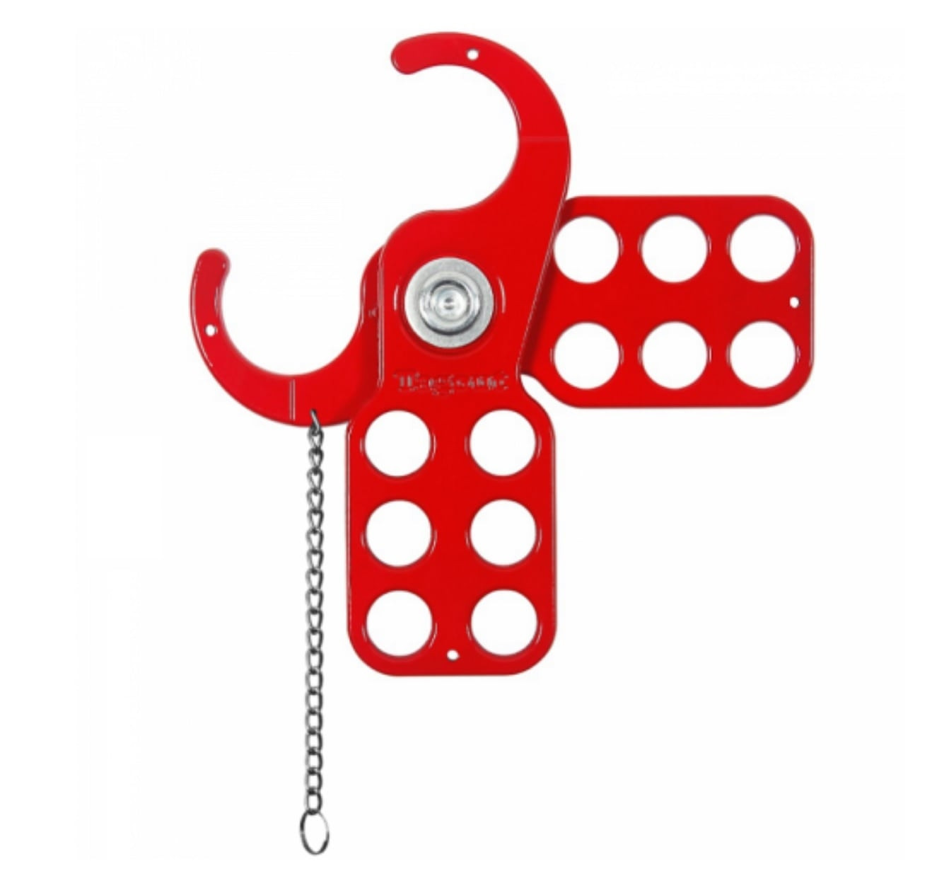 Garra Met lica De Bloqueio Tagout De 25 4 Mm Com Corrente De A o 20cm 