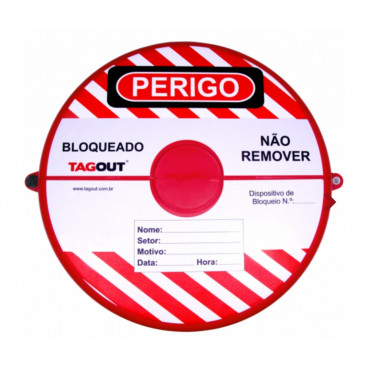 Bloqueio de Válvula Registro Tagout (Gaveta) 10,5" a 13,5" (270 a 340mm)