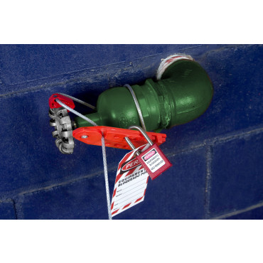 Bloqueio de Válvula de registro Tagout