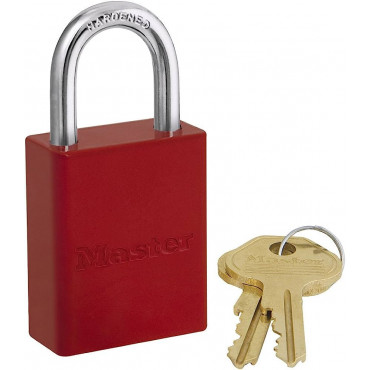 Cadeado Aluminio Master Lock 6835 Vermelho