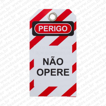 Cartão de Bloqueio '' Perigo Não Opere''