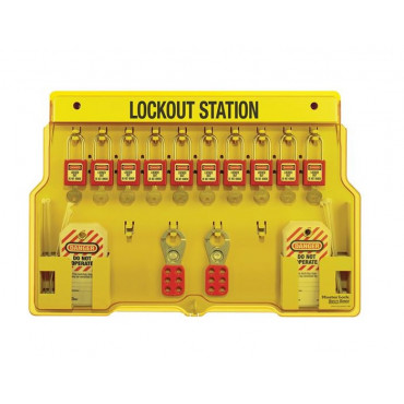 Estação de Travamento para 10 Cadeados - Master Lock 1483B
