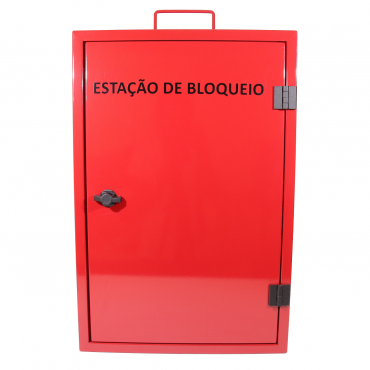 Estação de Bloqueio em Aço Tagout 20 ganchos