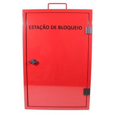 Estação de Bloqueio em Aço Tagout 24 ganchos