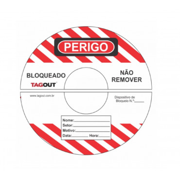 Bloqueio de Válvula Registro Tagout