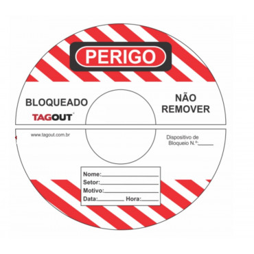 Bloqueio de Válvula Registro Tagout
