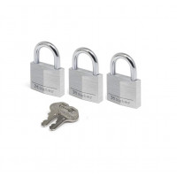Master Lock 40 mm Aluminio Kit 3 peças 360TRI