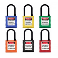 Cadeado de Bloqueio Plástico Tagout Haste Plastico 4,5 mm x 38 mm