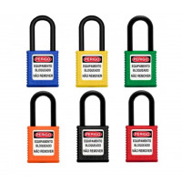 Cadeado de Bloqueio Plástico Tagout Haste Plástica 6,3 mm x 38 mm
