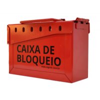 Caixa de Travamento em Grupo Tagout para 13 cadeados