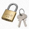 Cadeado Gold 30 mm - Latão - 2 chaves