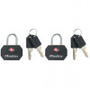 Cadeado Master Lock TSA Chave Twin Pack 32 mm Preto - 4681TBLK