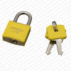 Cadeado Pado Color 25 mm Amarelo com 2 chaves