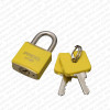 Cadeado Pado Color 30 mm Amarelo com duas chaves