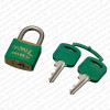 Cadeado Papaiz Color Verde 25 mm com duas chaves