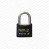 Cadeado Papaiz Color Preto 30 mm