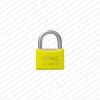Cadeado Papaiz Color Amarelo 40 mm