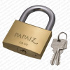 Cadeado Papaiz CR 60 mm com 2 chaves