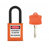 Cadeado Tagout Plástico 40mm Laranja